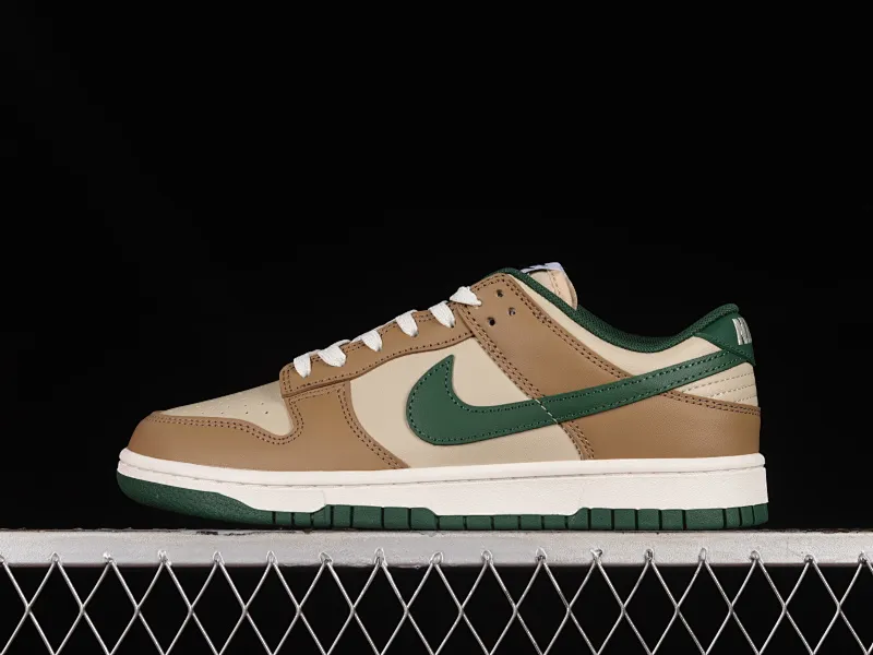 All categories Nk SB Dunk series Nk SB Dunk Low low-top sneakers J version Nk Dunk Low "Tans" retro green SB low-top sports and leisure sneakers FB7160-231
